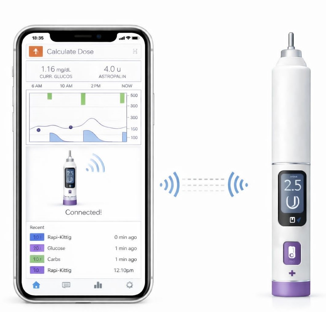 Smart Needle-Free Insulin Pen